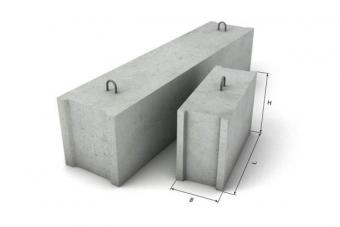 Блоки фундаментные Фундаментный блок фбс 3 размеры